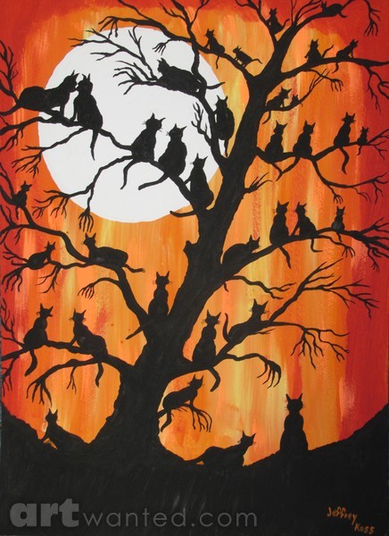 The Cats On Night Watch