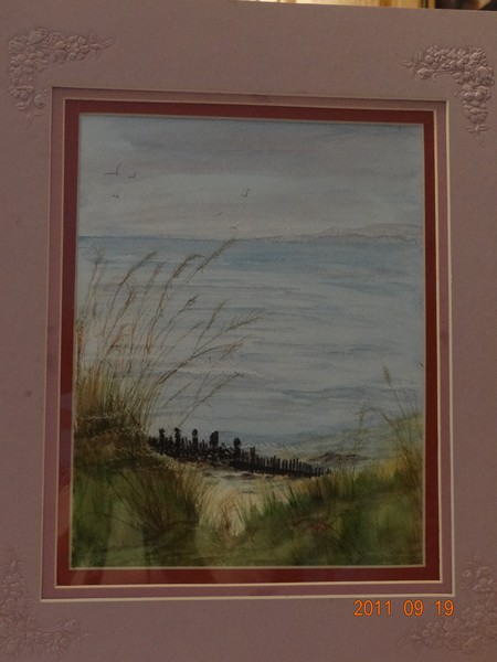 Lk. Michigan Shore Line - Watercolor