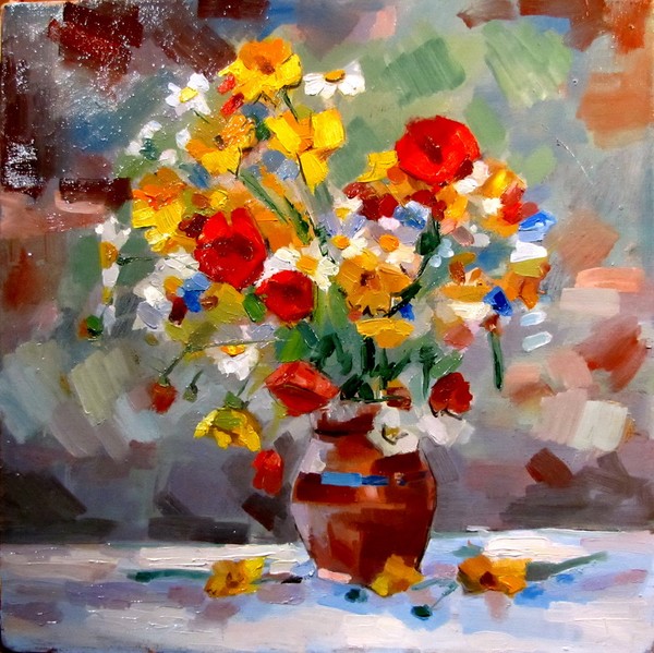     Flowers field