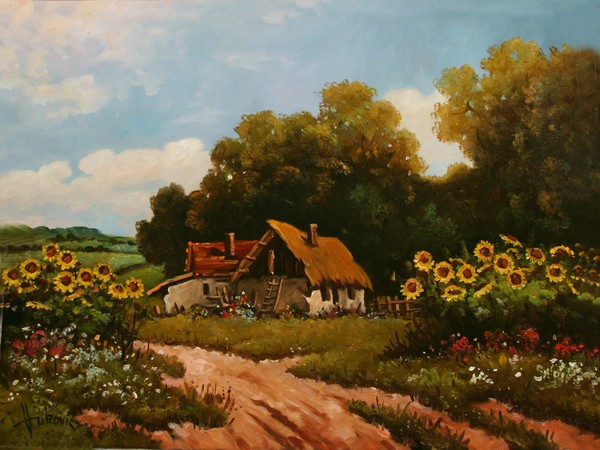 Stories from the old farm - sunflowers 