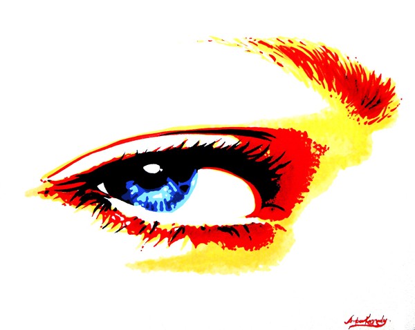 Reflections Of Fiery Sapphires
