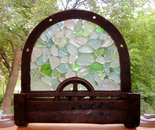 Stream Glass Window