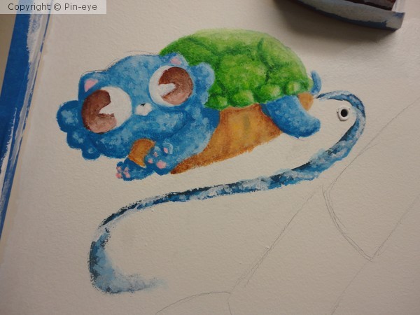 Acrylic Turtlecat 