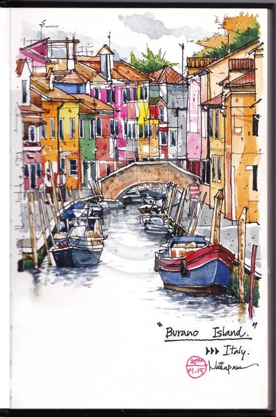 Burano Island, Italy
