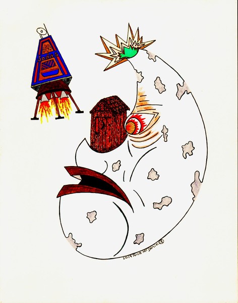 Outhouse on the moon