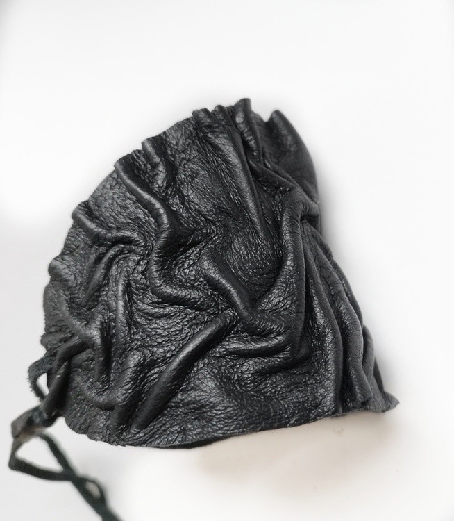 Recycled leather cuff