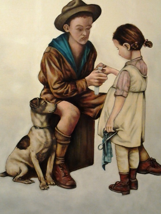 Boyscout with Girl
