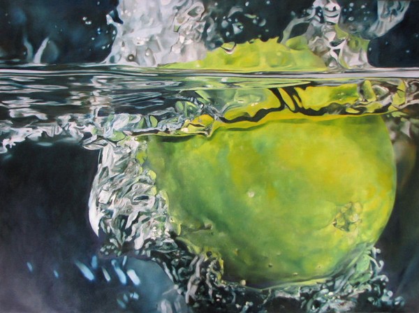 Lime on water