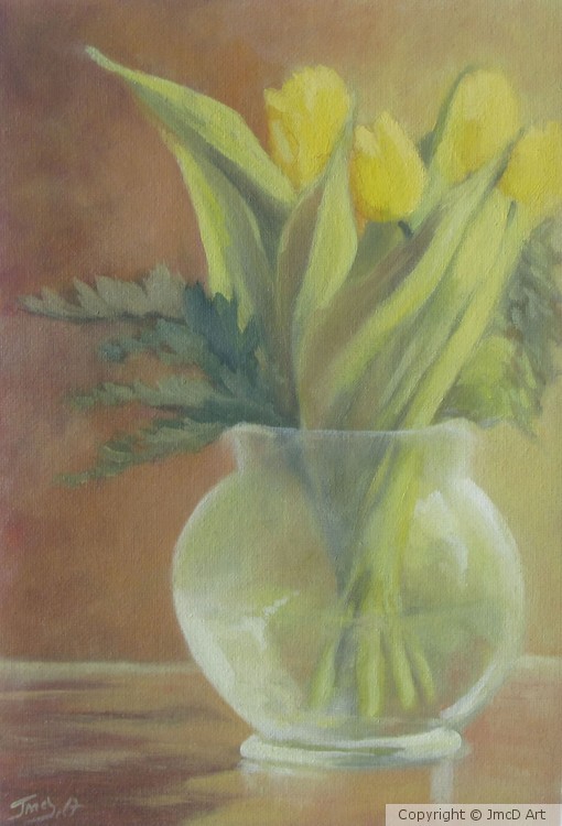 Still life II Yellow Tulips