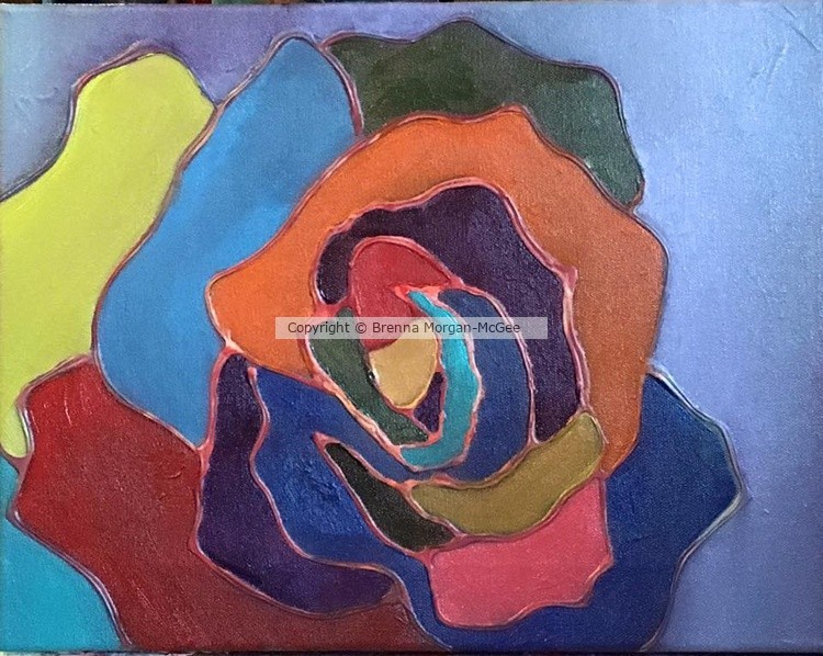 Stained Rose