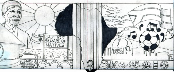 Mural draft for Austin Wellness Center 