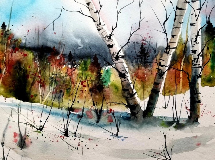 Winter Birches