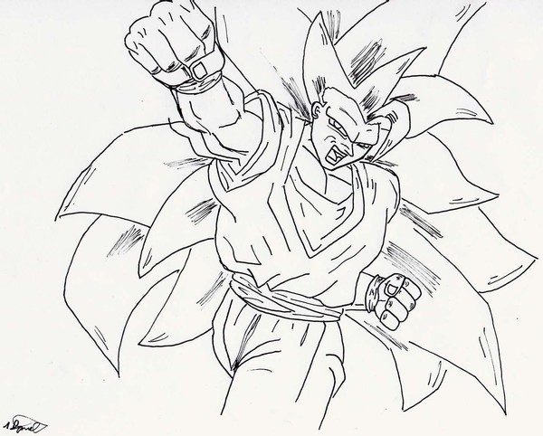 Goku super sayian 3