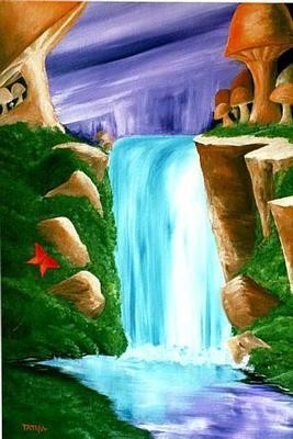 Waterfall by Lenny Tatara