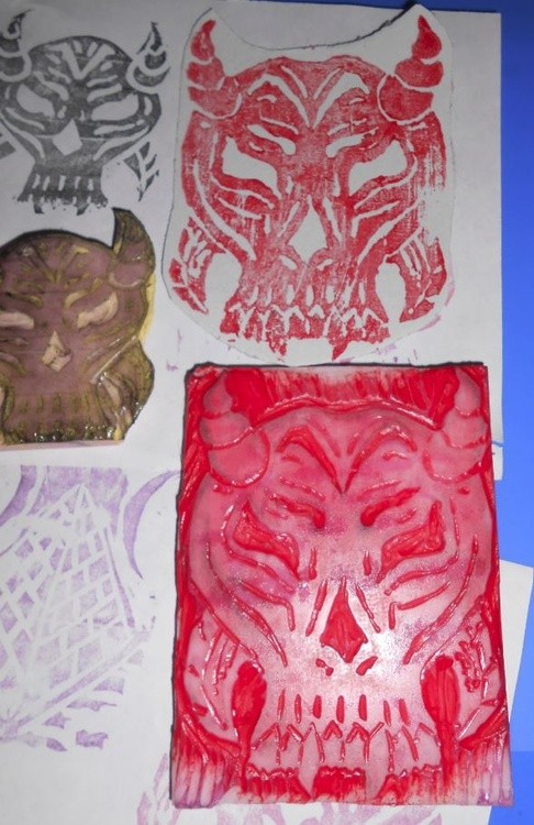 my skull stamp 2