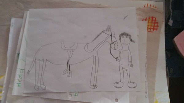 my daughter and her horse