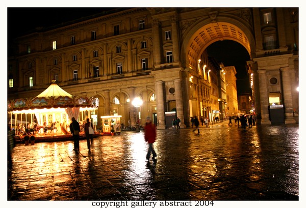 Florence on a Rainy Night