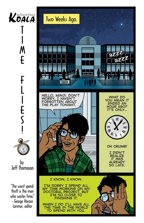 Wandering Koala 3 page 1 in color