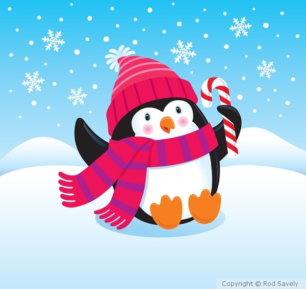 Cute and Happy Penguin