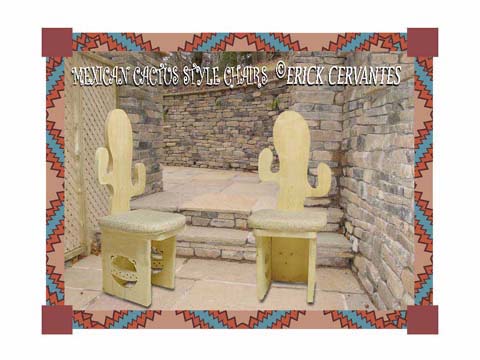 Cactus chairs I designed for my dining room