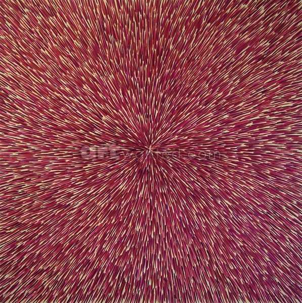 Radiation with Brown Magenta and Violet