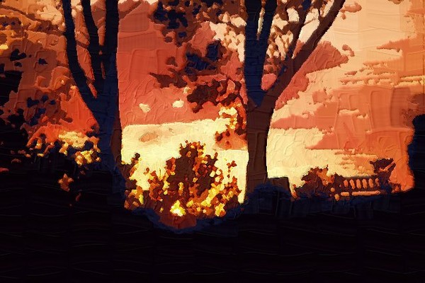 Sunset in the Park