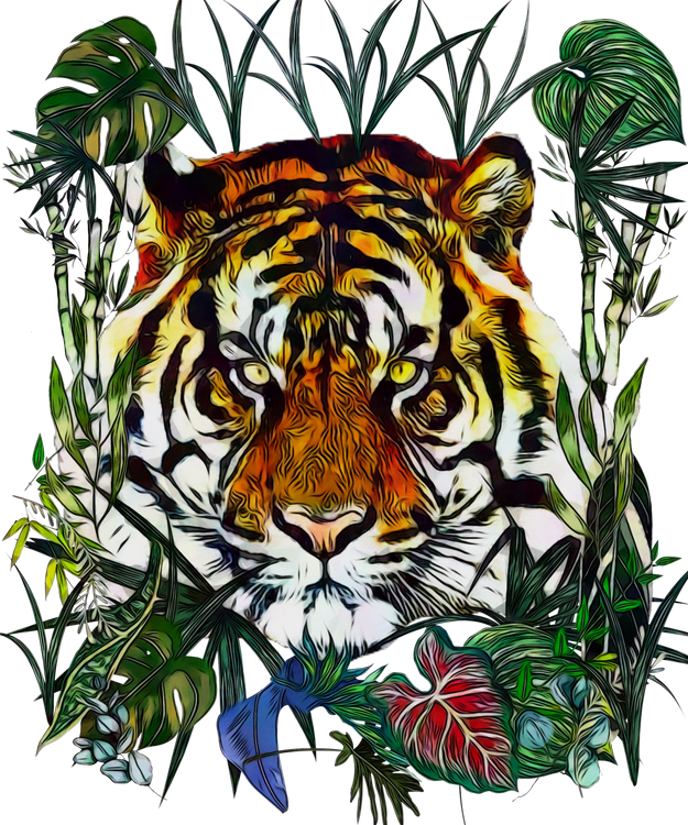 Tiger Jungle By Tripp Reynolds