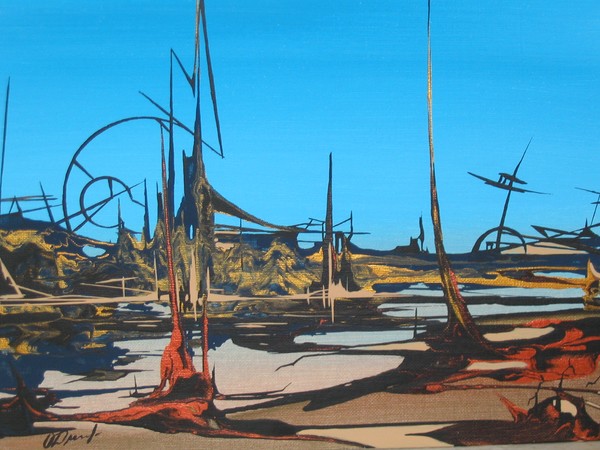 Blue Sky In The Deserted Place