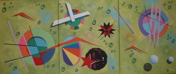 triptych inspired by Wassily Kandinsky