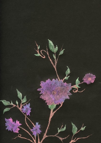 black flowerz