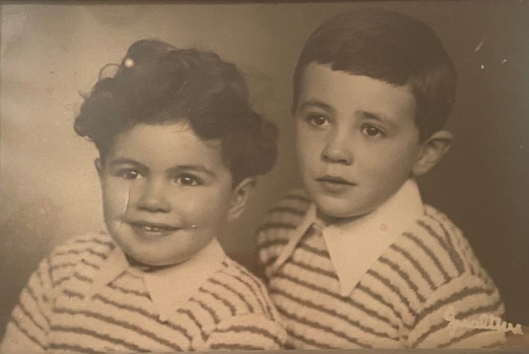 My brother and I, 1952