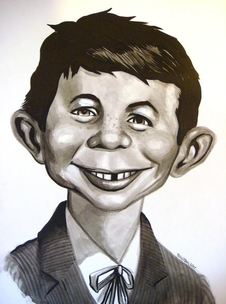 Alfred E. Neuman by Ben Strawn | ArtWanted.com