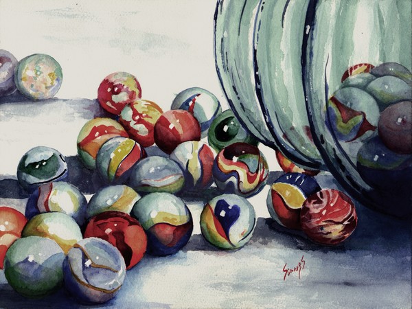 Spilled Marbles