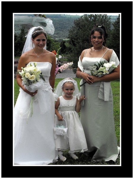 The Bride, Maid And The Flower Girl.