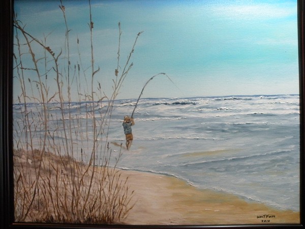 Surf fishing