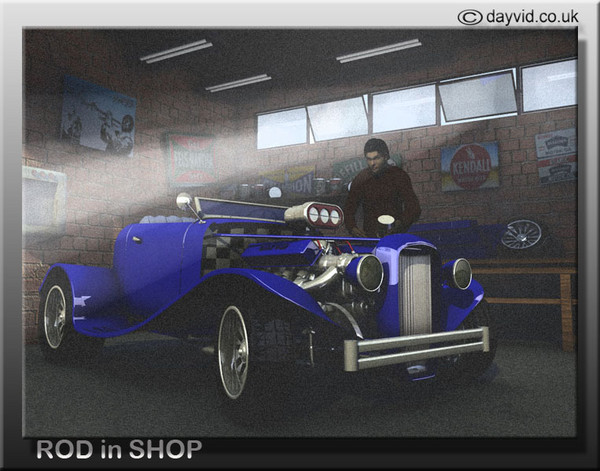 rod in shop