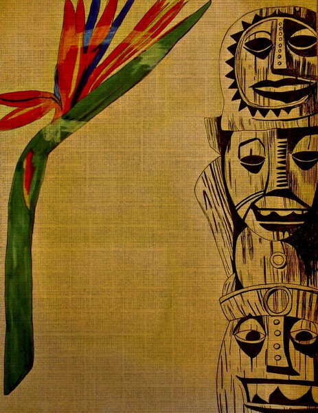 Tiki Day Poster Design