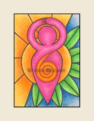 Mother Earth and Sky ACEO