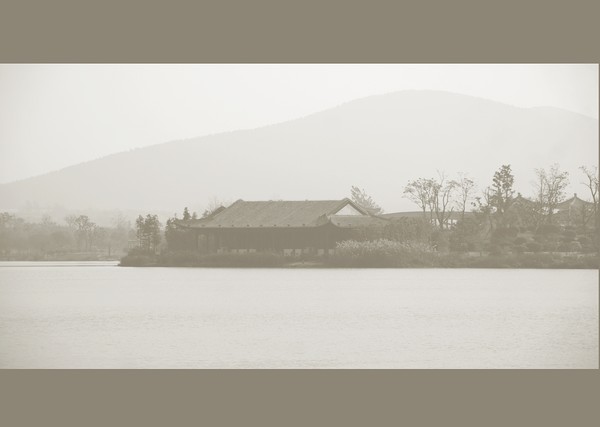 across the lake