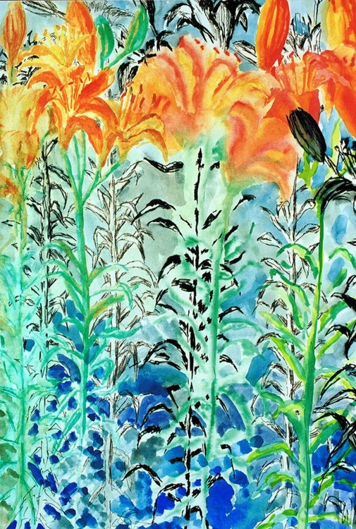 flowers paintings watercolors on paper flower painting by raphael perez