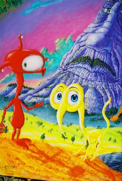 Irving and Bernie (close up of fantasy world 20)