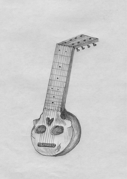 Skull Lute