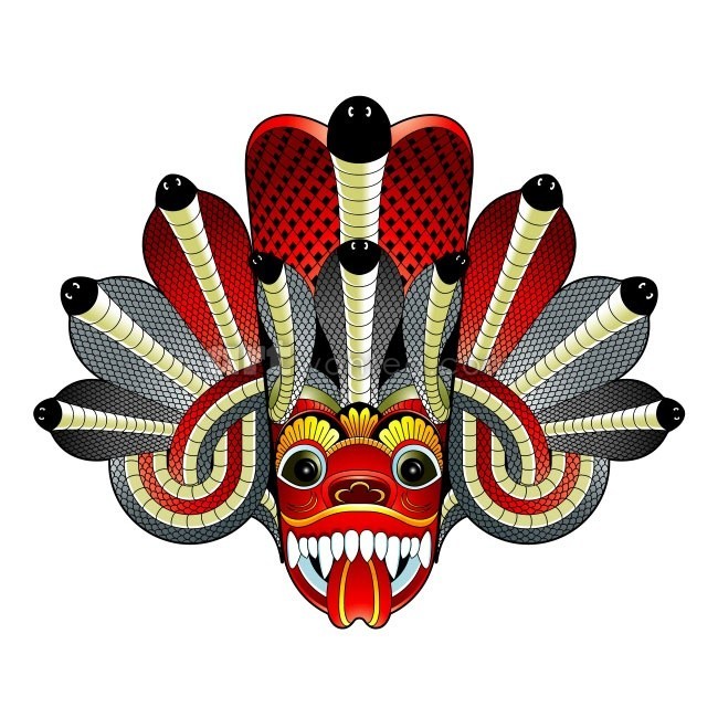 sri lanka devil dance mask