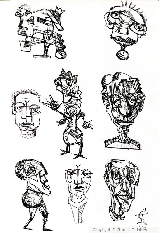 A Page of Quick Sketches