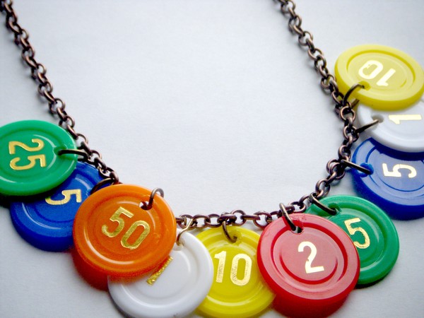 Poker Necklace