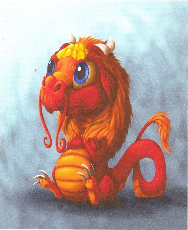 Sad little dragon