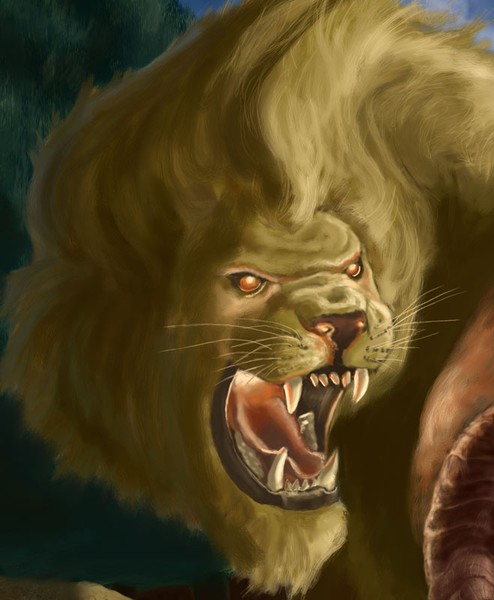 Chimera Detail (Lion)