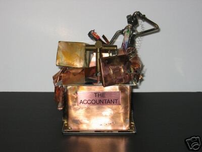 Accountant At Desk
