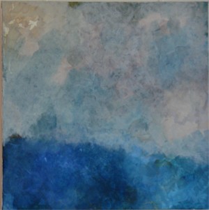 blue landscape