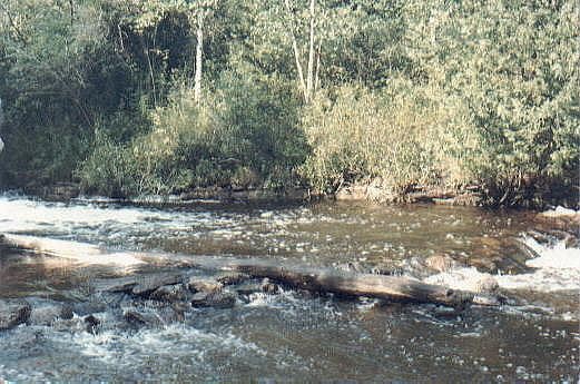 Rushing water